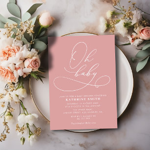 Oh Baby Dusty Roos baby shower uitnodiging