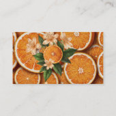 Oh Baby een beetje schattig Oranje citrus Baby sho Informatiekaartje (Achterkant)