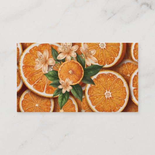 Oh Baby een beetje schattig Oranje citrus Baby sho Informatiekaartje (Achterkant)