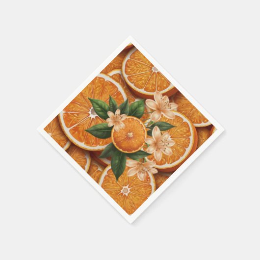 Oh Baby een beetje schattig Oranje citrus Baby sho Servet (Hoek)