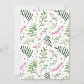 Oh Baby Een Kleine Pinda Boho Olifant Baby Shower Kaart (Achterkant)