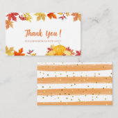 Oh Baby Een kleine pompoen is onderweg naar het ba Informatiekaartje (Voorkant / Achterkant)