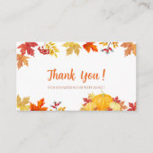 Oh Baby Een kleine pompoen is onderweg naar het ba Informatiekaartje (Voorkant)