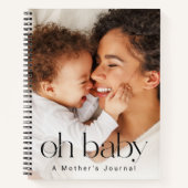 Oh Baby - een moederdagboek Notitieboek (Voorkant)