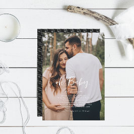 Oh Baby | Eenvoudig foto-Baby shower Kaart