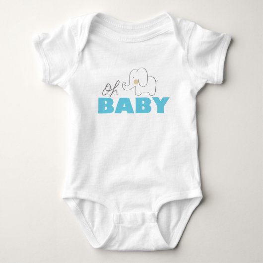 Oh Baby Elephant Romper (Voorkant)