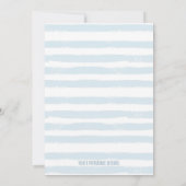 Oh Baby! Feestelijke babyborrel voor een jongen Kaart (Achterkant)