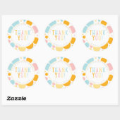 Oh Baby Fun Polka Dots Baby shower Sticker (Vel)