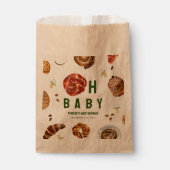 Oh Baby gebak + fopspenen Neutraal Baby shower Bedankzakje (Voorkant)