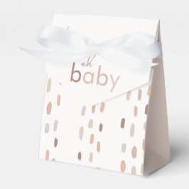 Oh Baby Genderneutraal modern Baby shower Bedankdoosjes
