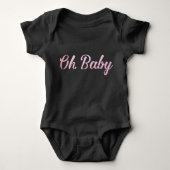 Oh Baby Gepersonaliseerd roze meisje (Voorkant)