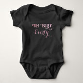 Oh Baby Gepersonaliseerd roze meisje (Voorkant)
