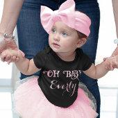 Oh Baby Gepersonaliseerd roze meisje Kinder Shirts