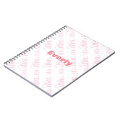 Oh Baby Gepersonaliseerd roze meisje Notitieboek (Linkerzijde)
