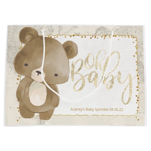 Oh Baby Gift Bag Groot Cadeauzakje (Voorkant)