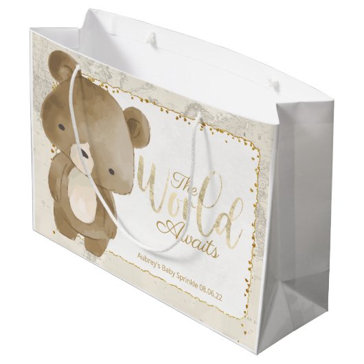 Oh Baby Gift Bag Groot Cadeauzakje (Achterkant Gekanteld)