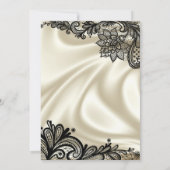 Oh Baby Girl Black Lace & Ivory Kaart (Achterkant)