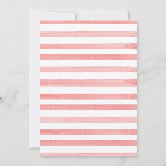 Oh Baby Girl Oerwoud Safari Animals Baby shower Kaart (Achterkant)