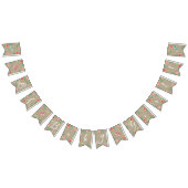 Oh Baby Girl Shower BOHO Nursery Room Pennant Roos Vlaggetjes (Alle)