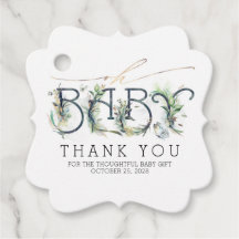Oh Baby Gold bladeren groen Baby shower