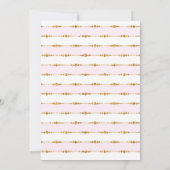 Oh Baby Gold & Roze ballonnen Baby shower Kaart (Achterkant)