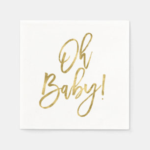 Oh Baby gold Servet