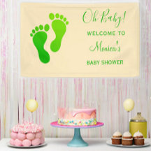 Oh Baby Green Welkom Baby shower
