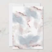 Oh Baby Greenery Baby shower Kaart (Achterkant)