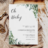 Oh Baby Greenery Douche Uitnodiging Sjabloon