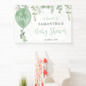 Oh Baby groene ballon genderneutrale douche Spandoek (Insitu)