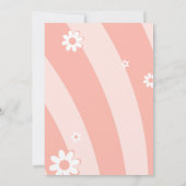 Oh Baby Groovy Baby shower Kaart (Achterkant)