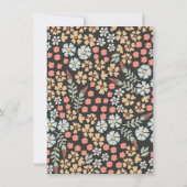 Oh Baby | Groovy Yellow Spring Florence Baby showe Kaart (Achterkant)