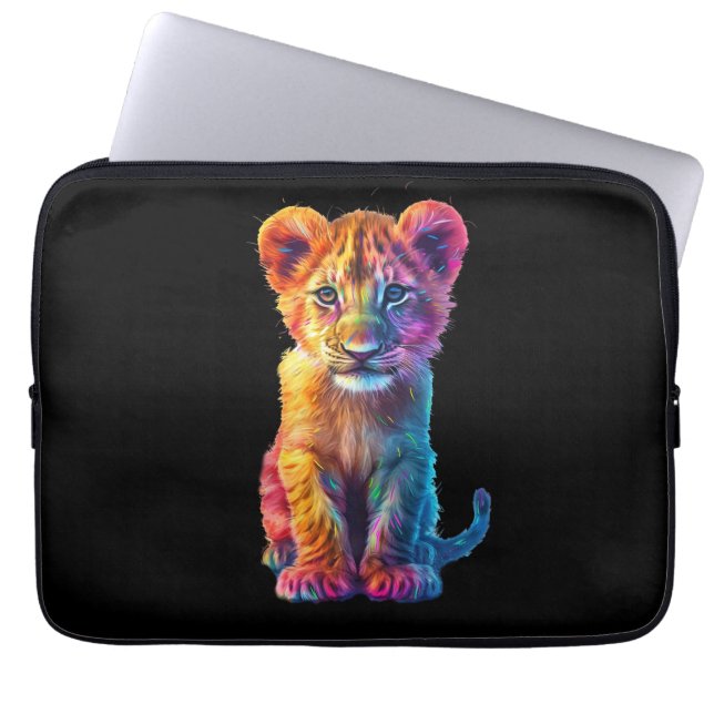 Oh baby grote kat jong laptop sleeve (Voorkant)
