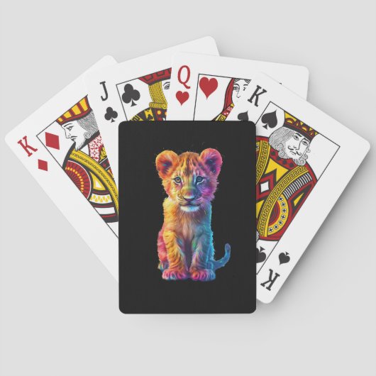Oh baby grote kat jong pokerkaarten (Achterkant)