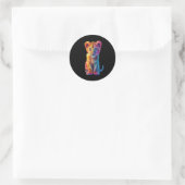 Oh baby grote kat jong ronde sticker (Tas)