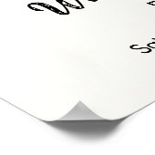 Oh Baby! Halloween Herfst pompoen Verlaat Welkomst Poster (Hoek)