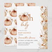 Oh Baby Herfst Baby shower Kaart (Voorkant / Achterkant)