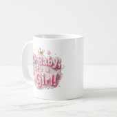 "Oh Baby, het is een meisje!" Magic Reveal Mok – S (Voorkant links)