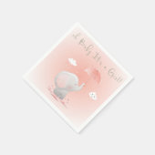 Oh Baby! Het is een meisje! Servet (Hoek)