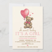 Oh Baby, het is een Teddy Bear-Baby shower voor me Kaart (Voorkant)