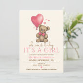Oh Baby, het is een Teddy Bear-Baby shower voor me Kaart (Staand voorkant)