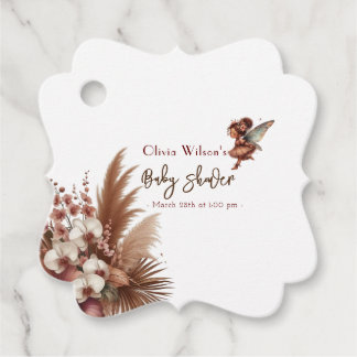 Oh baby het is fee is in bloei bedankjes labels