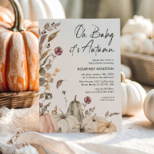 Oh Baby Het Is Herfst Herfst Pompoen Baby Shower