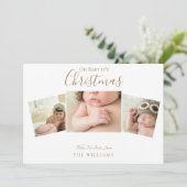 Oh Baby Het is kerstcollage Foto White II (Staand voorkant)