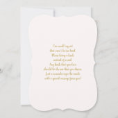 Oh Baby, het is koud buiten de winter meisje Kaart (Achterkant)