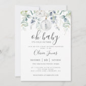 Oh Baby Het is Koude Uitnodiging Buiten Baby showe (Voorkant)