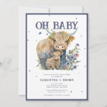 Oh Baby Highland Koe Elegant Baby shower