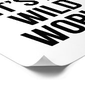 OH BABY ITS EEN WILDE WERELD POSTER (Hoek)