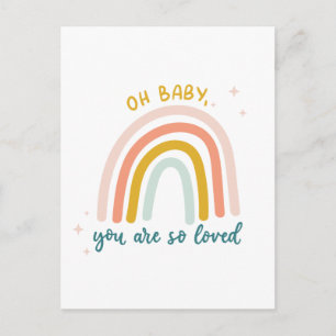 Oh Baby je bent zo geliefd Briefkaart