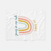 Oh Baby je bent zo geliefd Fleece Deken (Voorkant (Horizontaal))